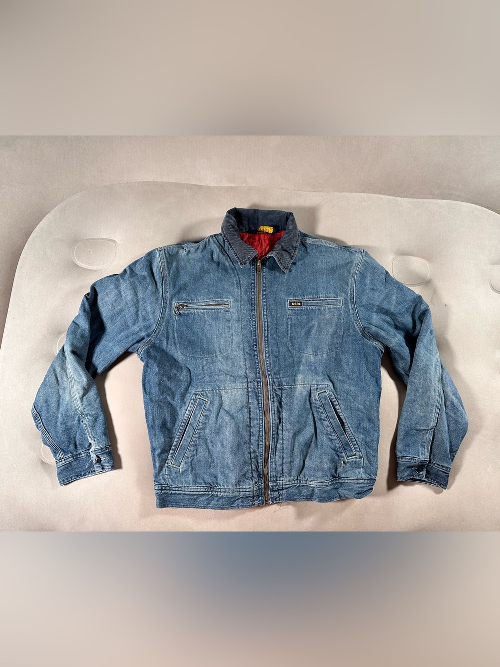 Polo Ralph Lauren Youth Quilted-Lined Denim Jacket Retro Y2K Workwear L/XL USRL